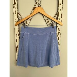 Fresh Produce City Skort in peri blue stretch knit size XS